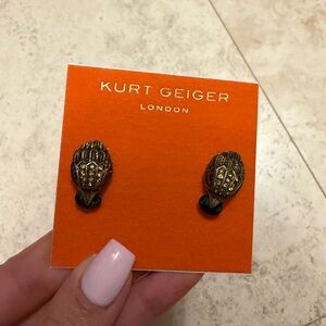 NWT Kurt Geiger Gold Stud Earrings
